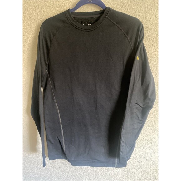Under Armour Base 2.0 Active Baselayer Men’s Crew Long Sleeve Shirt Black L Ski - Picture 1 of 9